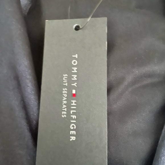 NWT Tommy Hilfiger Navy Blue Velour Top S - Picture 4 of 4